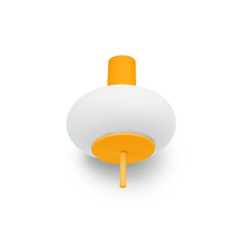 Single ceiling pendant lamp TORNI A melon Ummo
