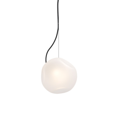 Brass pendant lamp BRIGHT BAROCCO Large with a black cord Nordic Tales