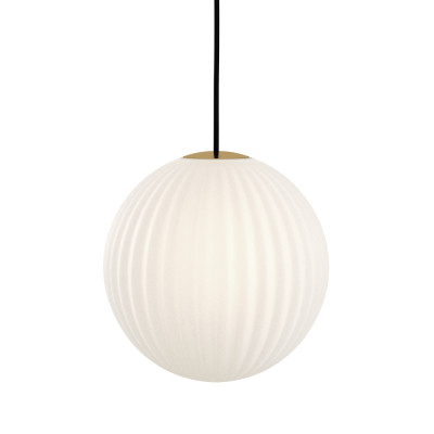 Bright Modeco XL Brass pendant lamp with black cord Nordic Tales