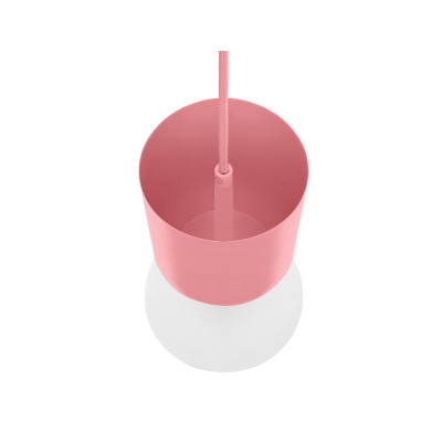 LUOTI ceiling lamp pink pendant lamp with glass shade IP44 UMMO