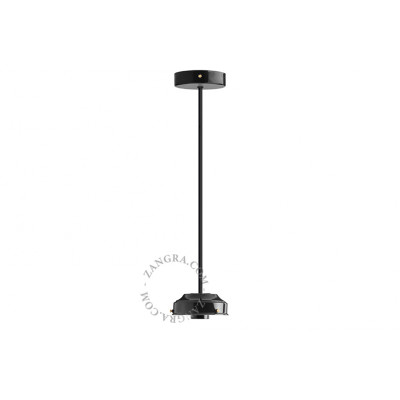 Lampa sufitowa 128.002.b do klosza w rozmiarze L czarna Zangra