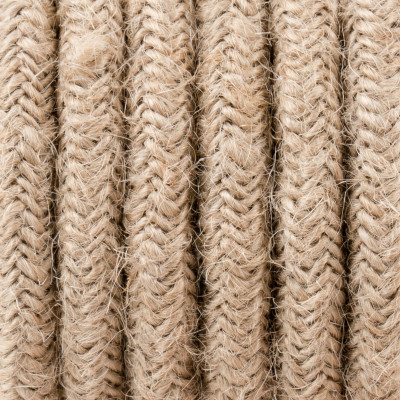 Kabel w oplocie jutowym J02 dwużyłowy 2x0.75