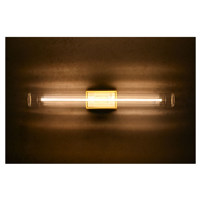 Transparent linear LED bulb 30cm S14d 3,2W 2200K 220lm Zangra