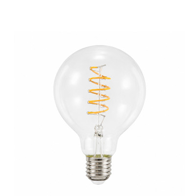 Decorative LED bulb G95 4W transparent very warm color 2200K Polux