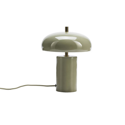 Lampa stołowa Enamel szałwowia z mosiężnym elementem Madam Stoltz
