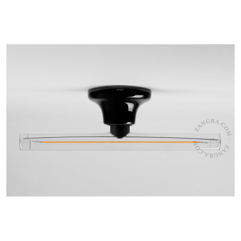 Transparent linear LED bulb 30cm S14d 3,2W 2200K 220lm Zangra