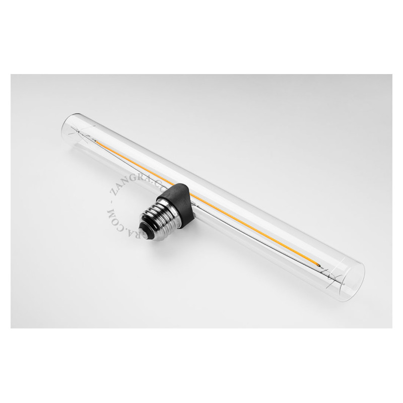 Transparent linear LED bulb 30cm S14d 3,2W 2200K 220lm Zangra