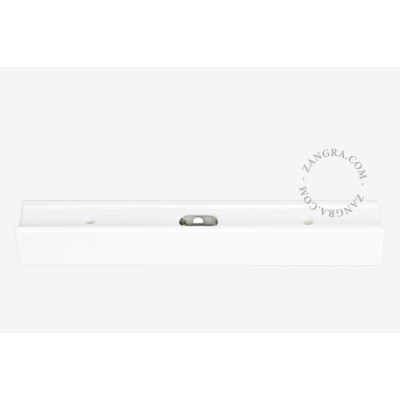 White porcelain S14d socket 30 cm Zangra
