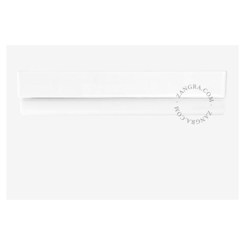Porcelanowa oprawka S14d biała 30cm Zangra