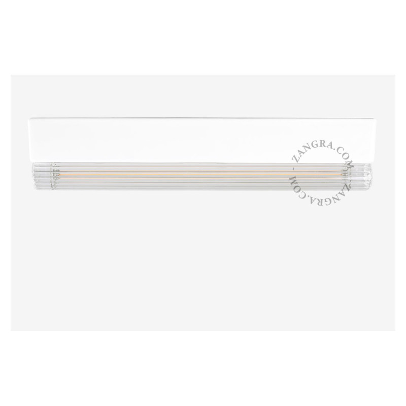 Porcelanowa oprawka S14d biała 30cm Zangra