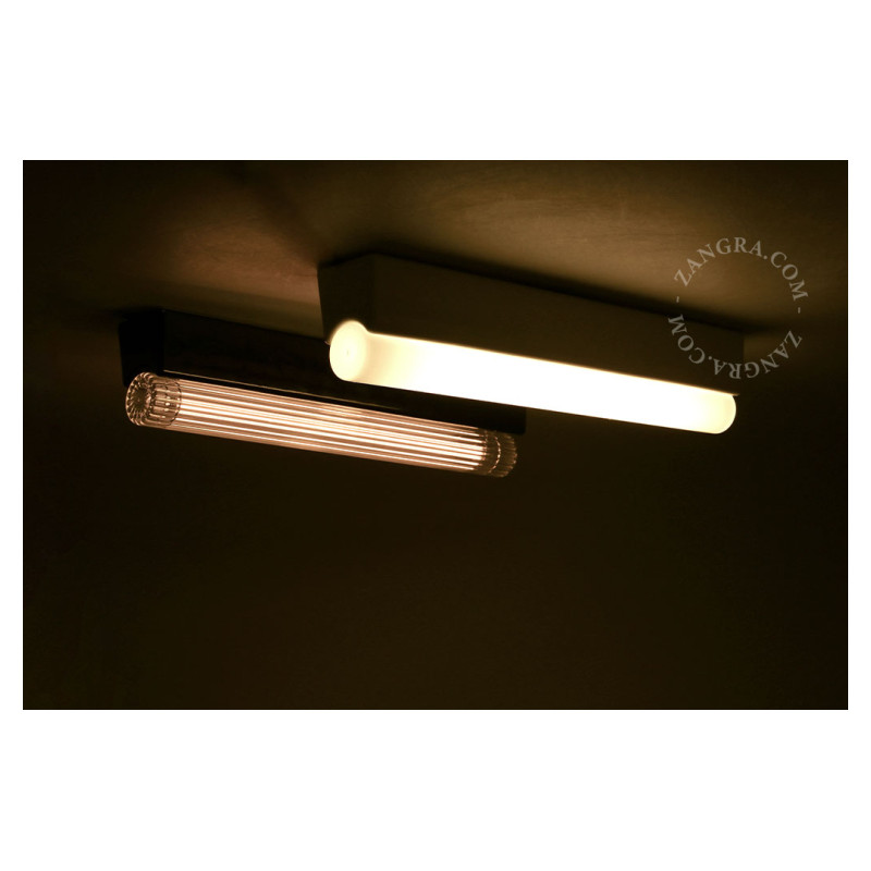 Black porcelain S14d socket 30 cm Zangra