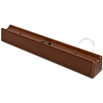 Porcelanowa oprawka S14d brązowa 30cm Zangra