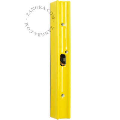 Yellow porcelain S14d socket 30 cm Zangra