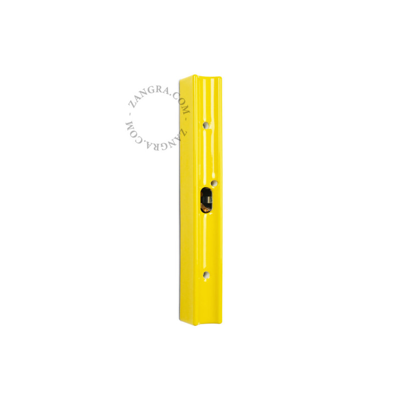 Yellow porcelain S14d socket 30 cm Zangra