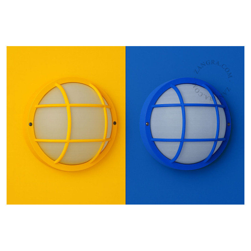Zangra Donna Blue Wall Light IP44