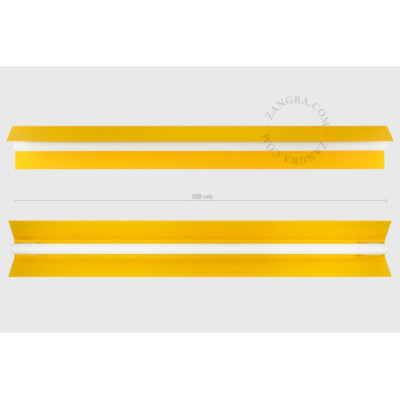 Lampa liniowa Bridget żółta 100 cm długości Zangra