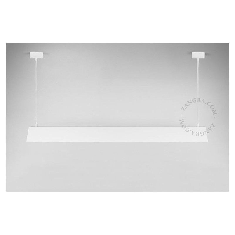 Lampa liniowa wisząca Brenda biała Zangra
