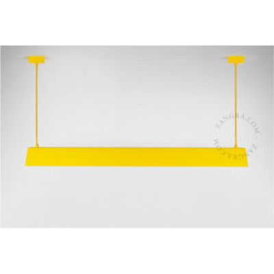 Lampa liniowa wisząca Brenda żółta Zangra