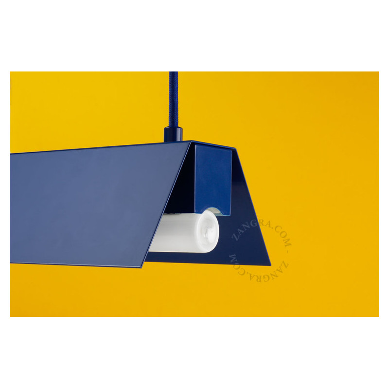 Zangra Brenda Blue Linear Pendant Light