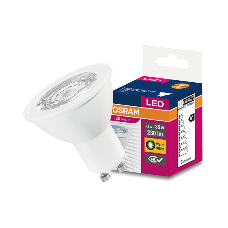 Żarówka LED GU10 2,8W 2700K 230lm OSRAM