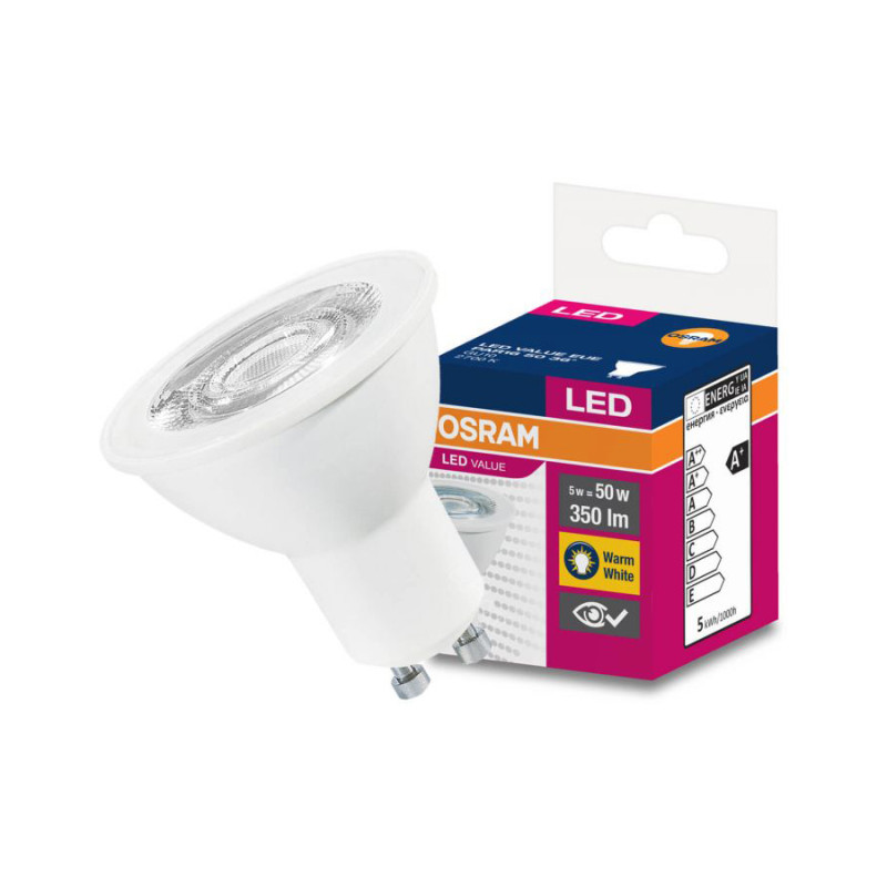 LED bulb GU10 5W 2700K 350lm OSRAM