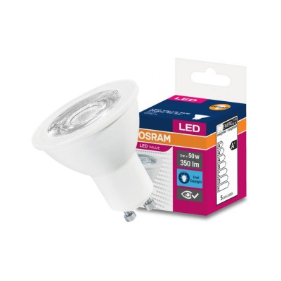 Żarówka LED GU10 4,5W 6500K 350lm OSRAM
