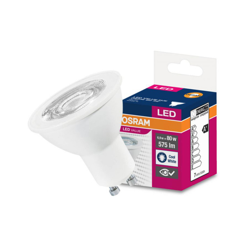 LED bulb GU10 6.9W 4000K 575lm OSRAM