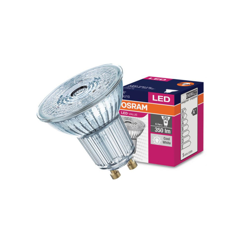LED bulb GU10 4.3W 6500K 350lm OSRAM