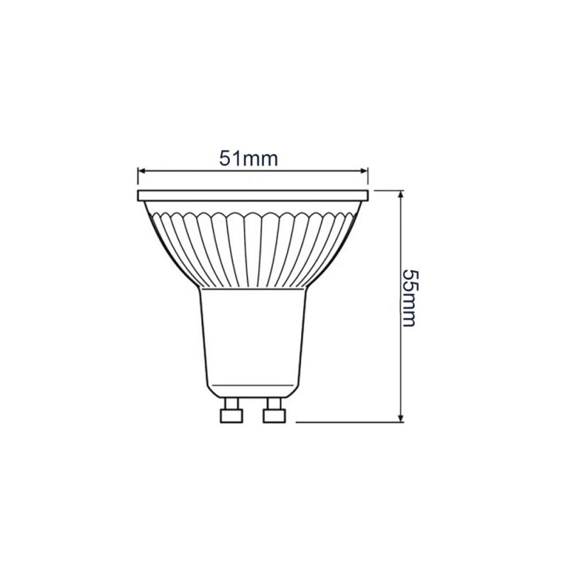 LED bulb GU10 6.9W 4000K 575lm OSRAM