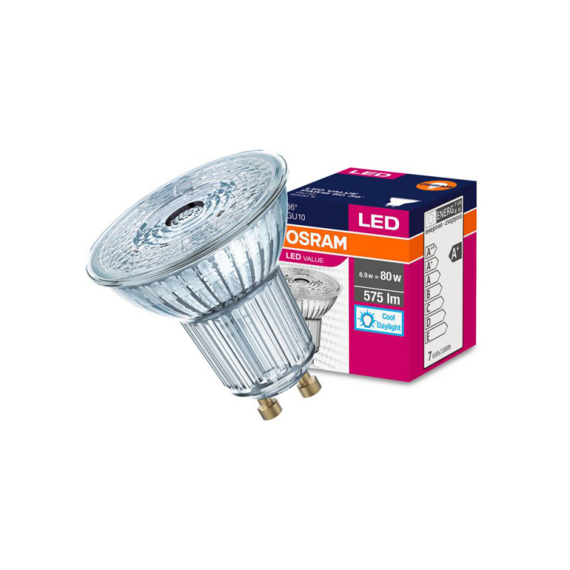 LED bulb GU10 6.9W 6500K 575lm OSRAM