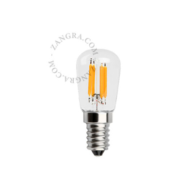 Żarówka LED z żarnikiem E14 2,5W 2700K 200lm Zangra