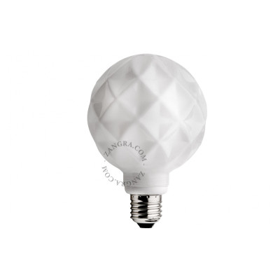 Decorative LED bulb with opal shade G95 E27 4W 2700K 350lm Zangra