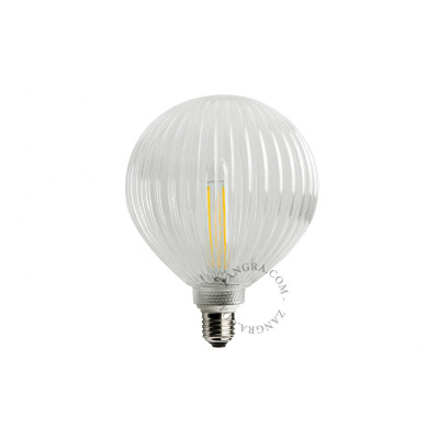 Dekoracyjna żarówka LED z przezroczystym kloszem G125 E27 4W 2700K 350lm Zangra