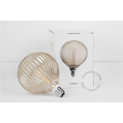 Decorative LED bulb with a smoked shade G125 E27 4W 2200K 350lm Zangra