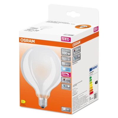 Opal LED bulb Superstar Plus Classic G95 E27 11W 4000K 1521lm dimmable OSRAM