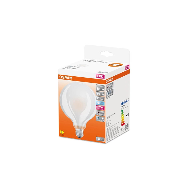 Opal LED bulb Superstar Plus Classic G95 E27 11W 4000K 1521lm dimmable OSRAM