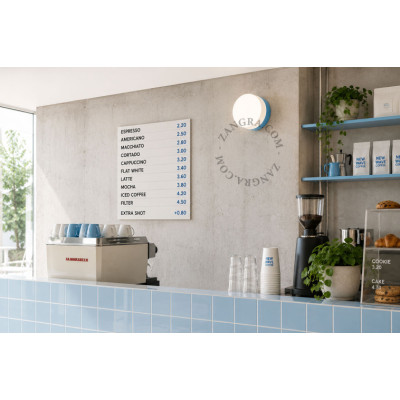 Oprawa porcelanowa jasnoniebieska dana.lbl Zangra