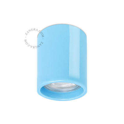 Aglae.lbl light blue porcelain spotlight by Zangra