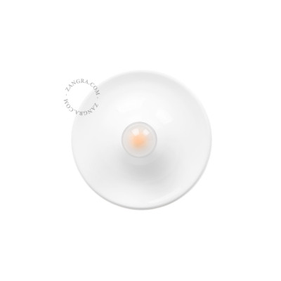 Aluminum ceiling, wall lamp eli.w white Zangra