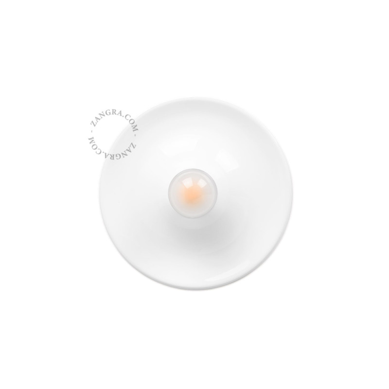 Aluminum ceiling, wall lamp eli.w white Zangra