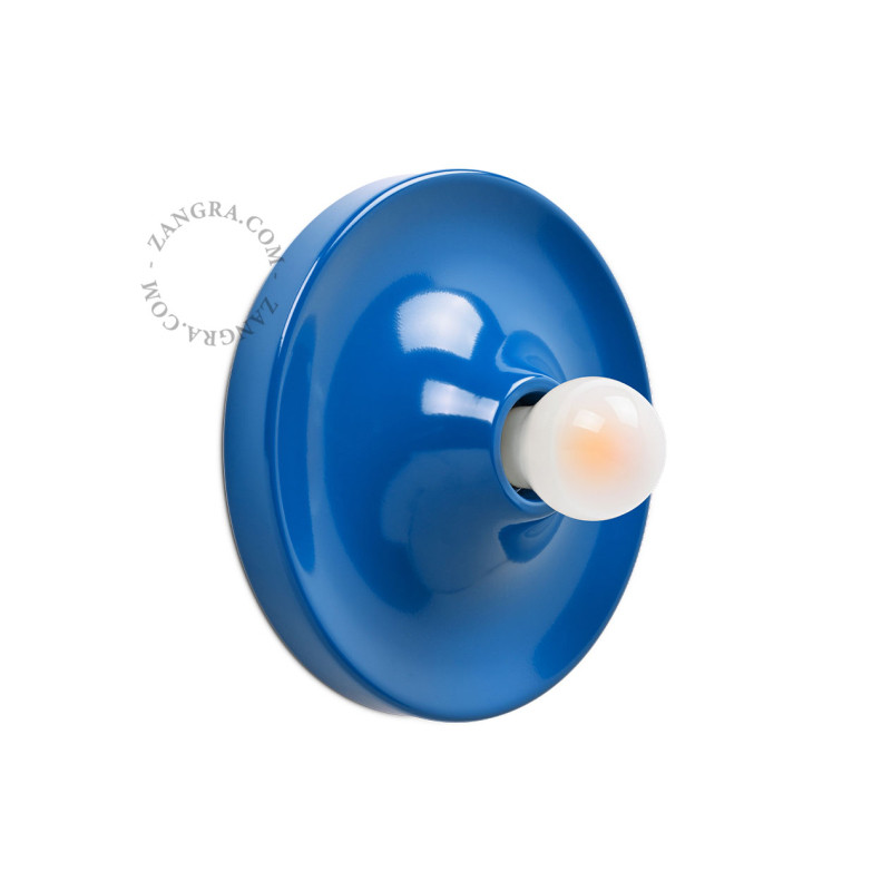 Aluminum ceiling, wall lamp eli.bl blue Zangra