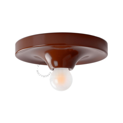 Aluminum ceiling, wall lamp eli.br brown Zangra