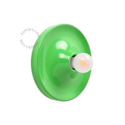 Aluminum ceiling, wall lamp eli.gr green Zangra