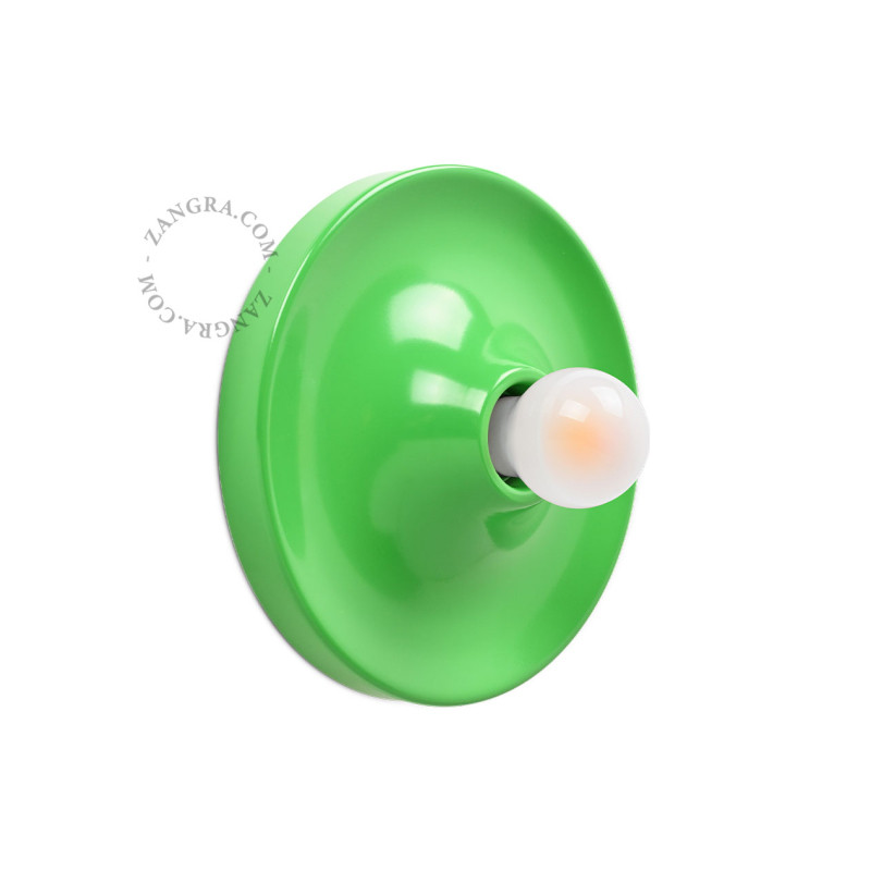 Aluminum ceiling, wall lamp eli.gr green Zangra