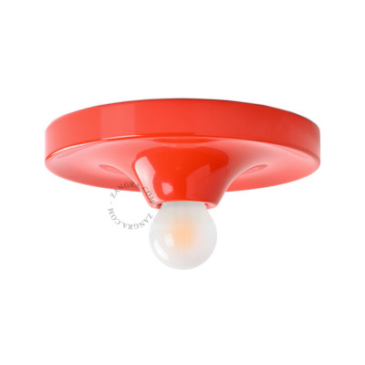 Aluminum ceiling, wall lamp eli.r red Zangra