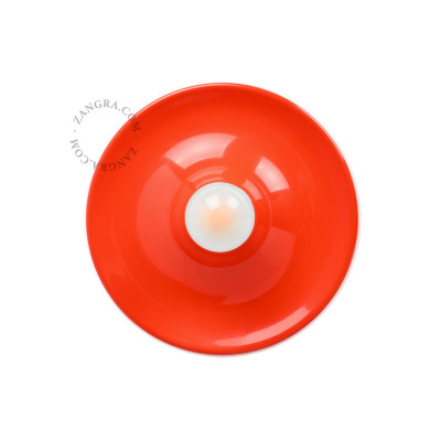 Aluminum ceiling, wall lamp eli.r red Zangra
