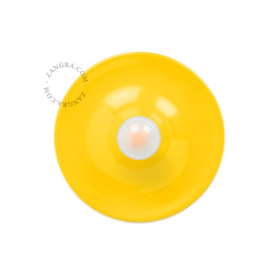 Aluminum ceiling, wall lamp eli.y yellow Zangra