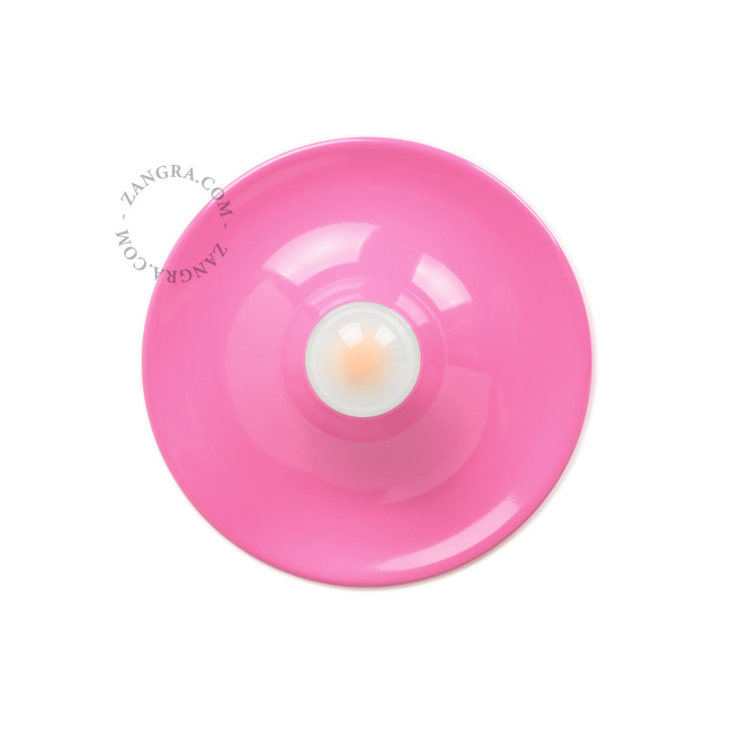 Aluminum ceiling, wall lamp eli.p pink Zangra
