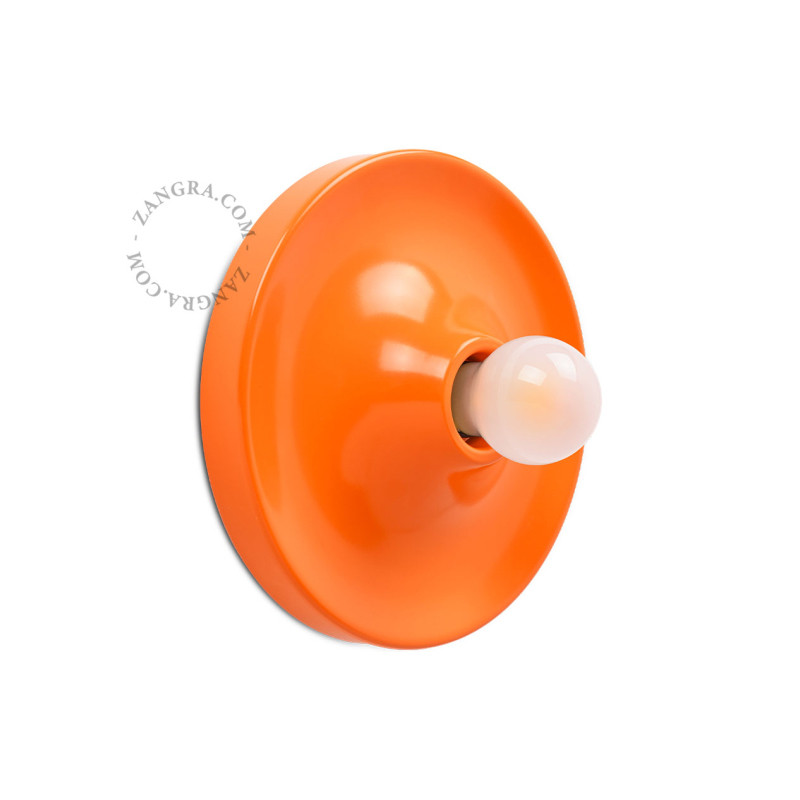 Aluminum ceiling, wall lamp eli.o orange Zangra