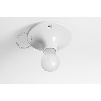 Porcelain ceiling and wall lamp dali.w white Zangra